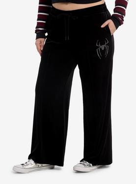 Her Universe Marvel Spider-Man: Brand New Day Spidey Velvet Lounge Pants Plus Size, , hi-res